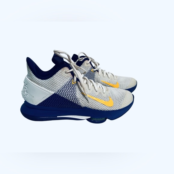 Nike LeBron Witness Lakers White Purple Sneakers Basketball